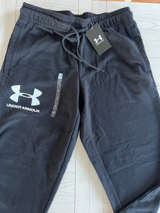 Under Armour Other - Under Armour Black Sweatpants with White Logo